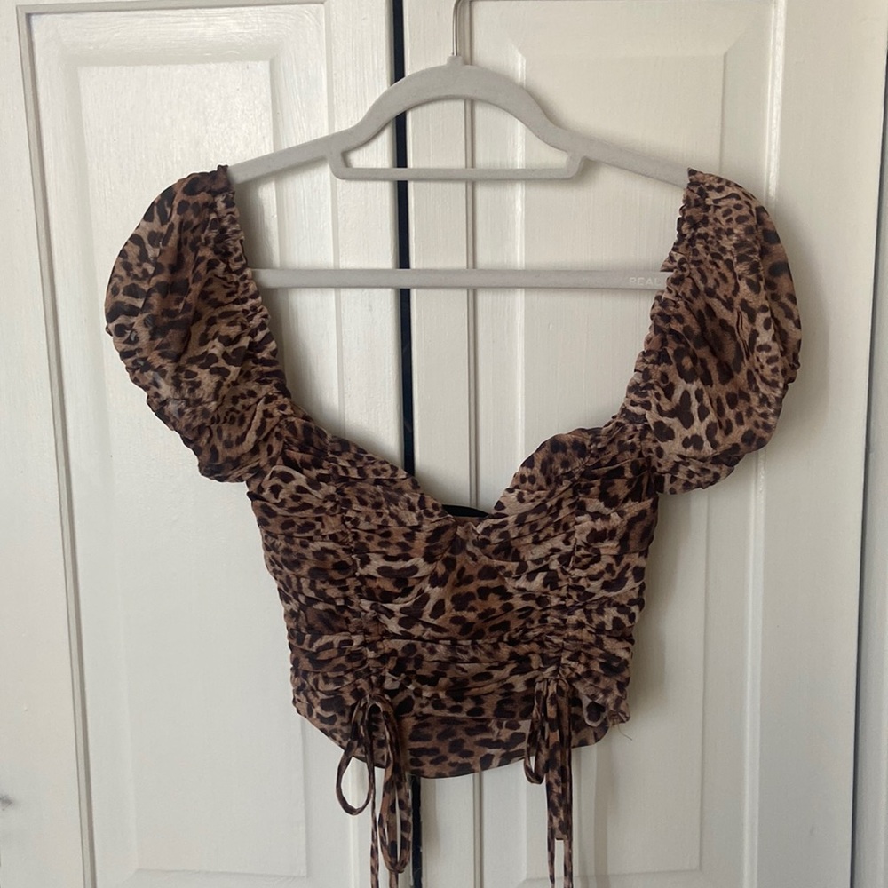 Leapard Print Going Out Top